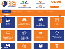 Tablet Screenshot of fansatour.com.tr